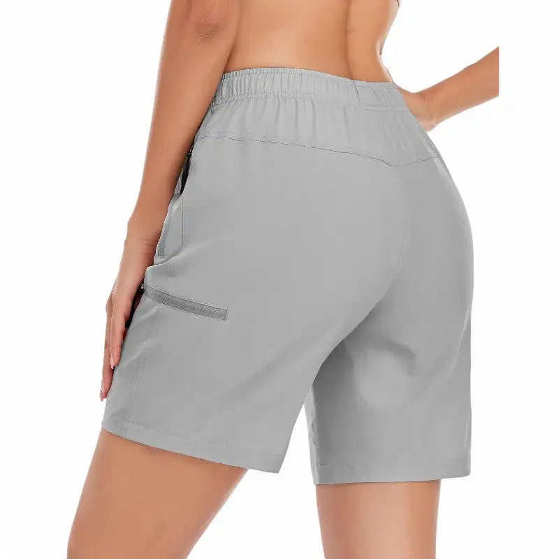 Short Randonnée Femme Kaki