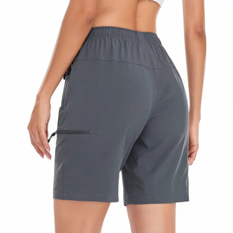 Short Randonnée Femme Kaki