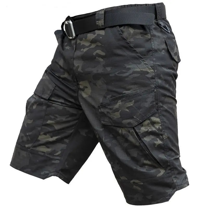 Short Homme Randonnée Jaune