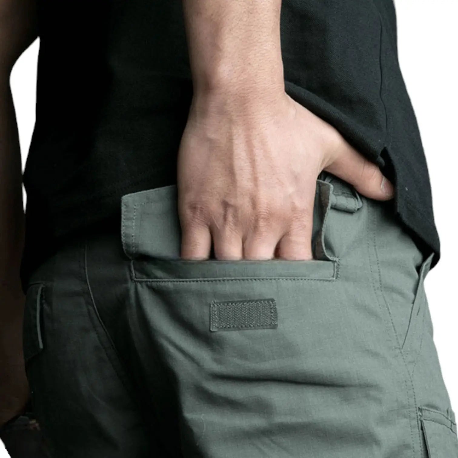 Short Homme Randonnée Jaune
