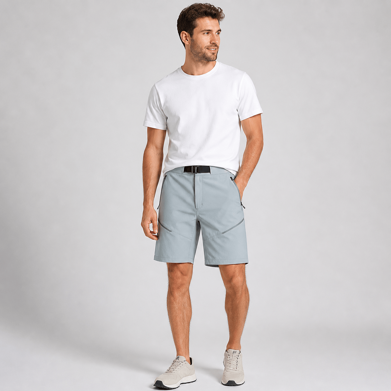 Short Femme De Randonnée Beige