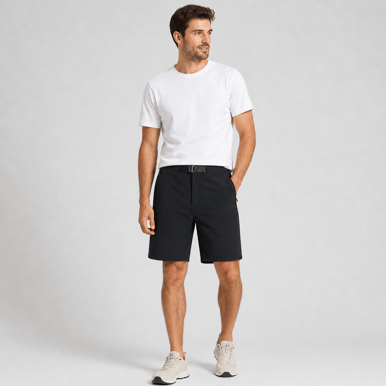 Short Femme De Randonnée Beige