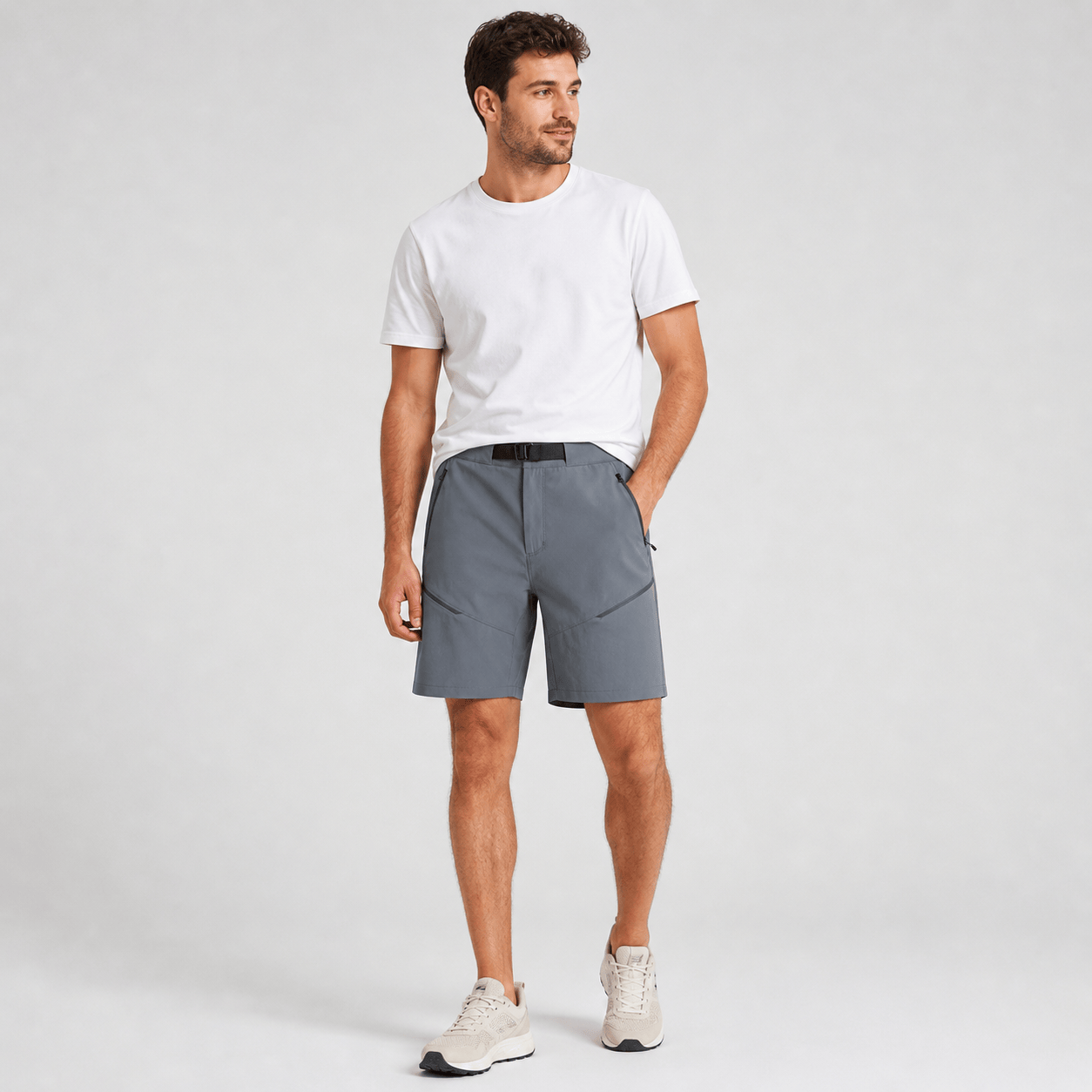 Short Femme De Randonnée Beige