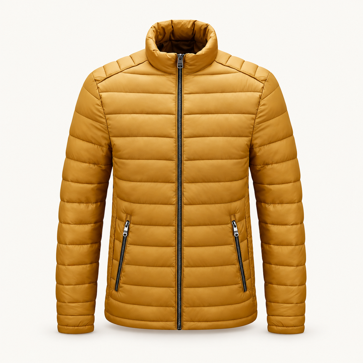 Sous doudoune homme ocre – poches zippées