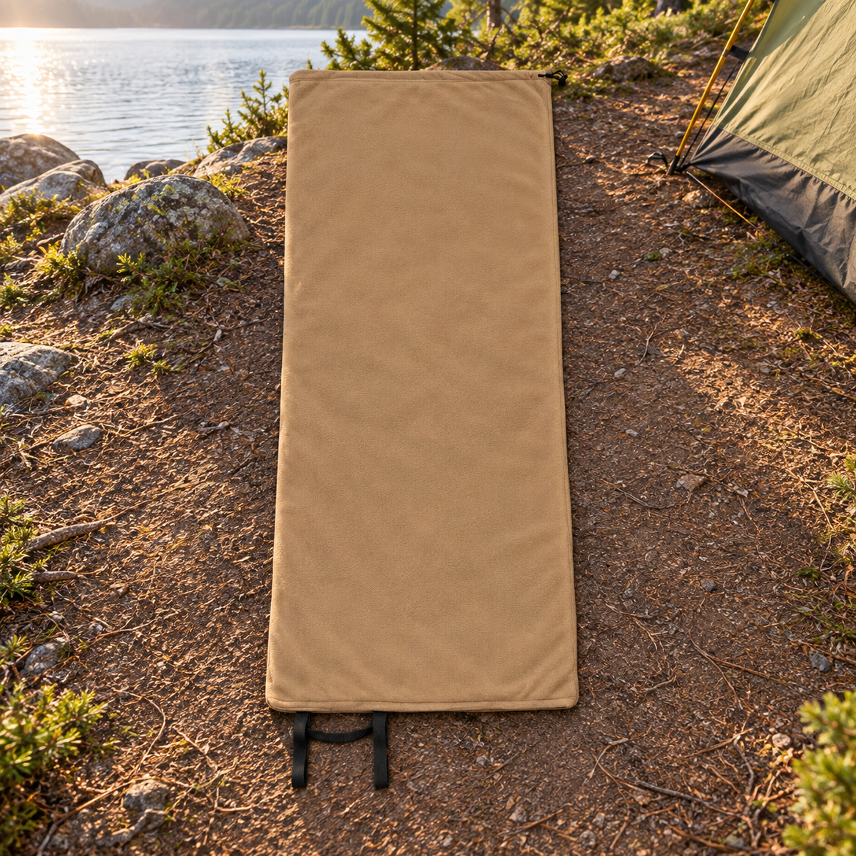 Sous-sac de couchage polaire – 06 bivouac lac marron