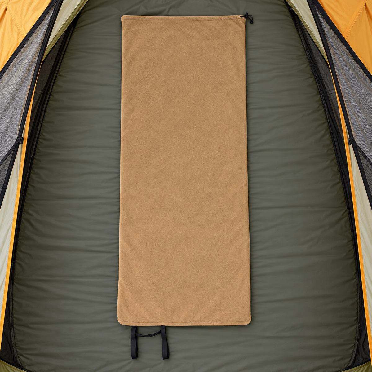 Sous-sac de couchage polaire – 08 tente marron