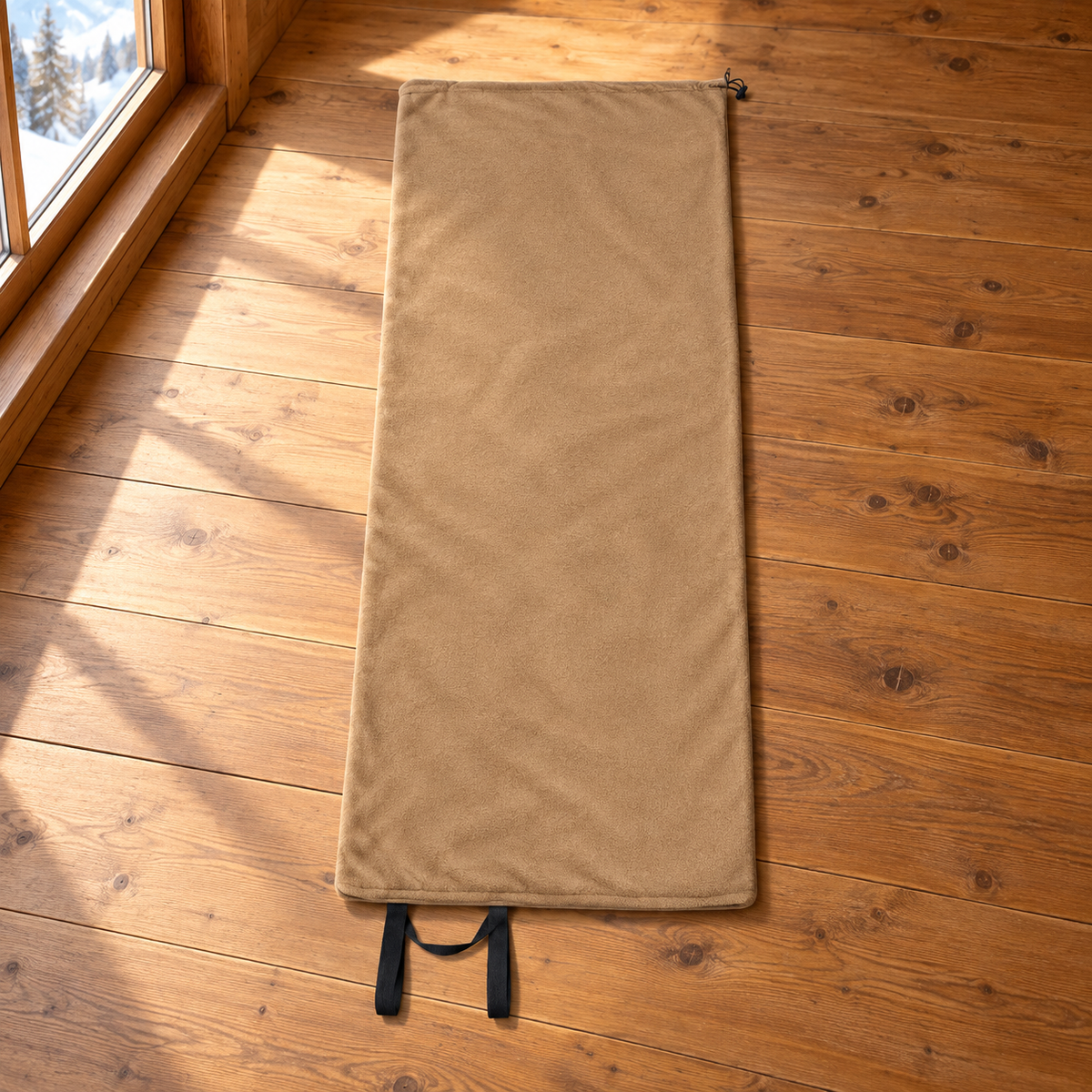 Sous-sac de couchage polaire – 09 cabane marron