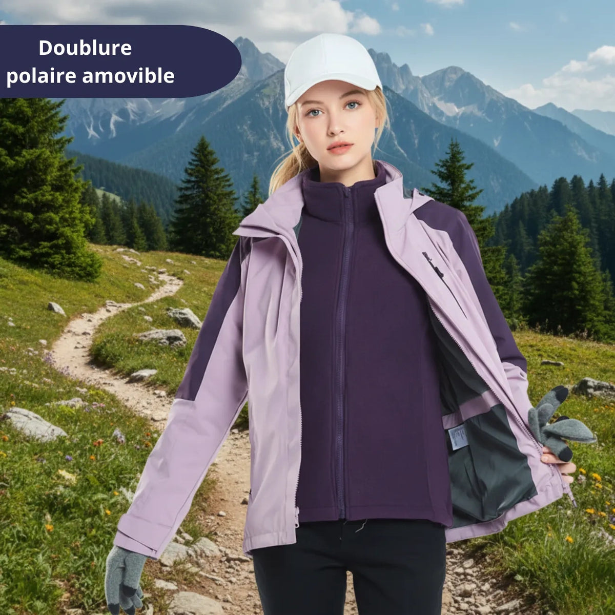 Veste Coupe Vent Femme Randonnée