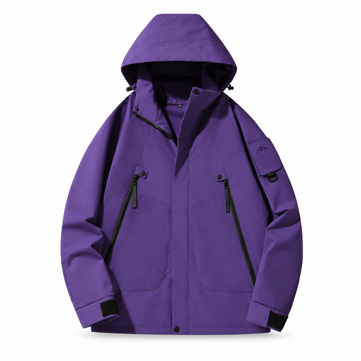 Veste de randonnée violette – vue de face