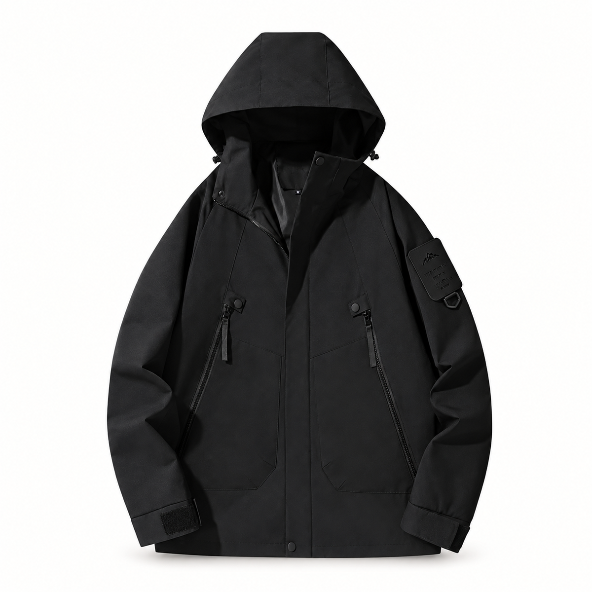 Veste de randonnée noire – vue de face