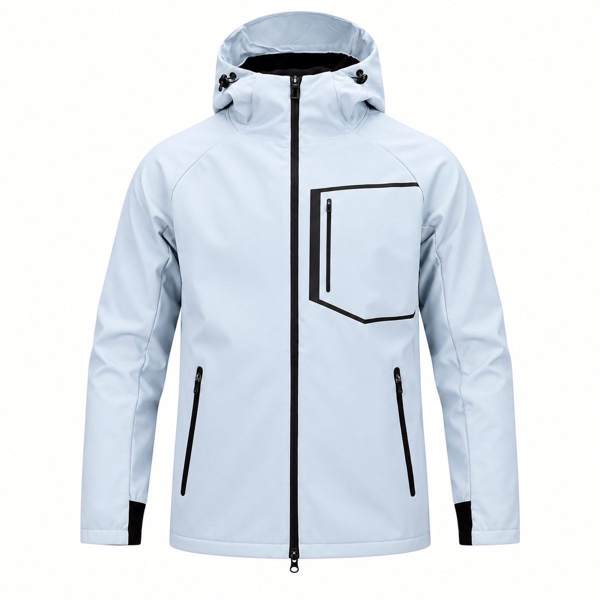 Veste de randonnée femme bleu glacier – vue de face