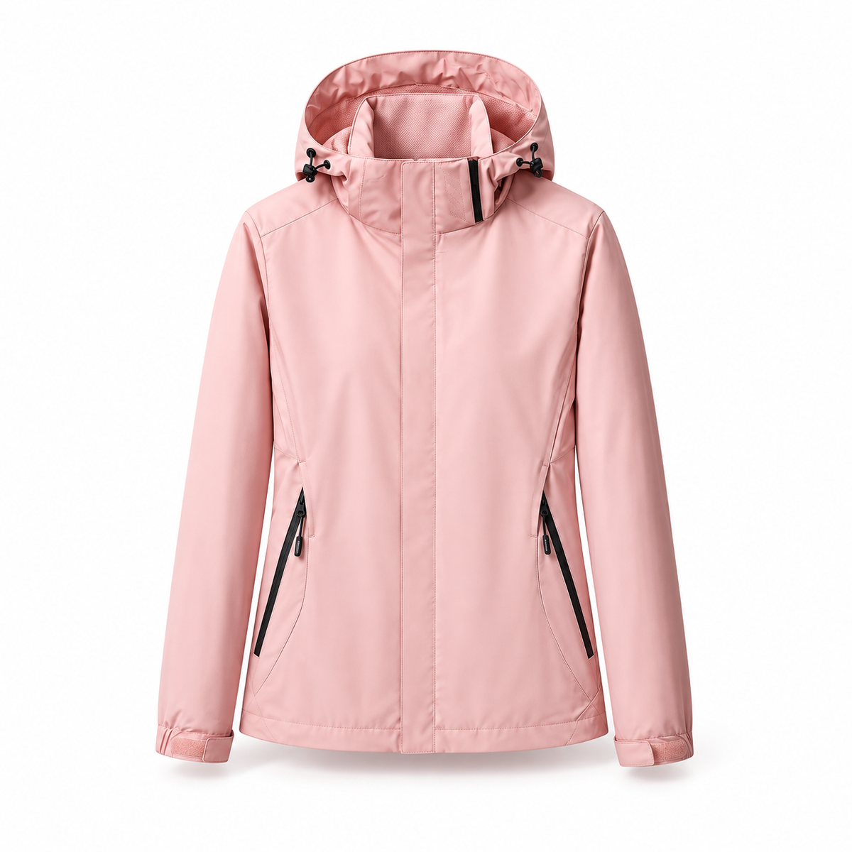 Veste imperméable ultra légère femme rose – vue de face