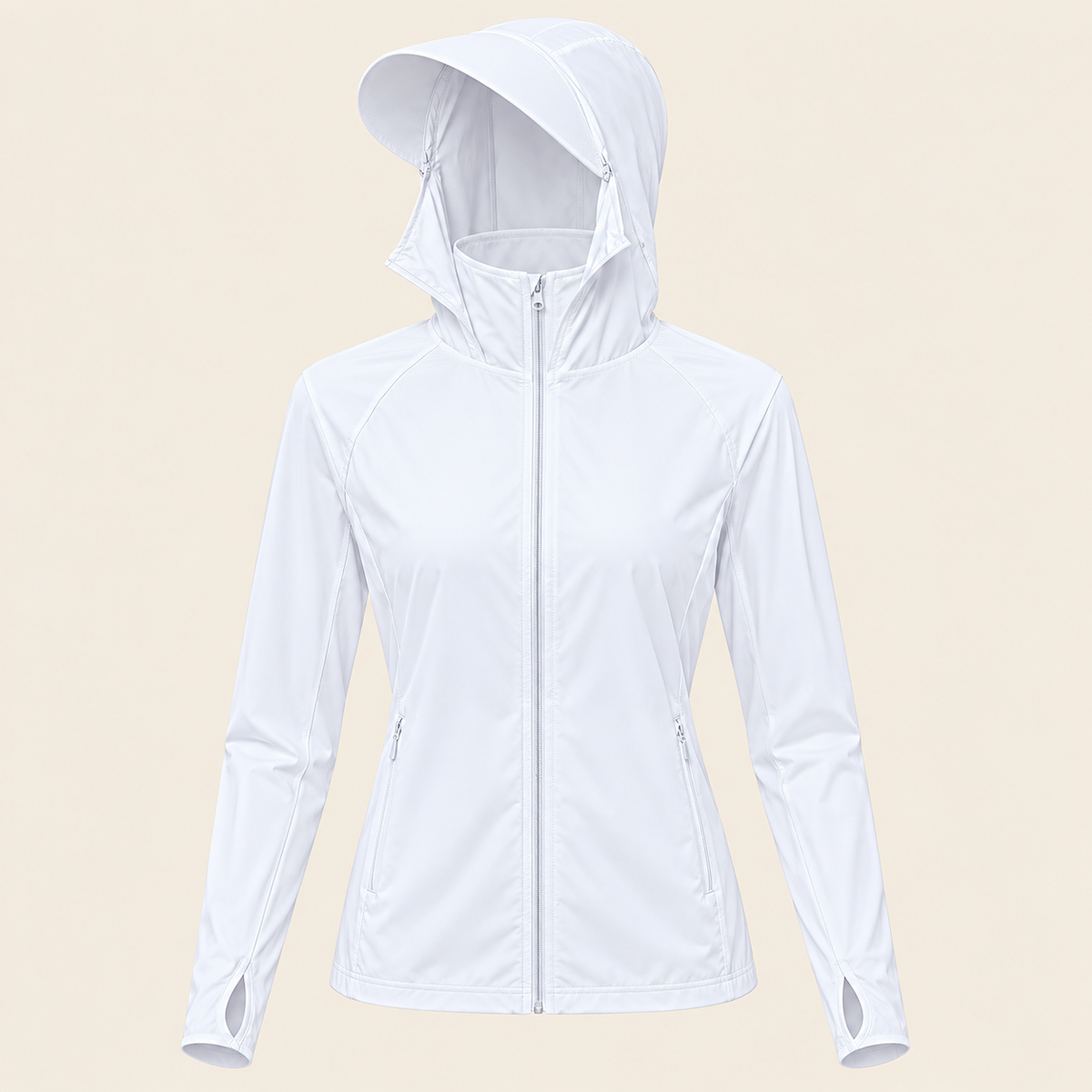 11 veste legere randonnee femme blanc packshot