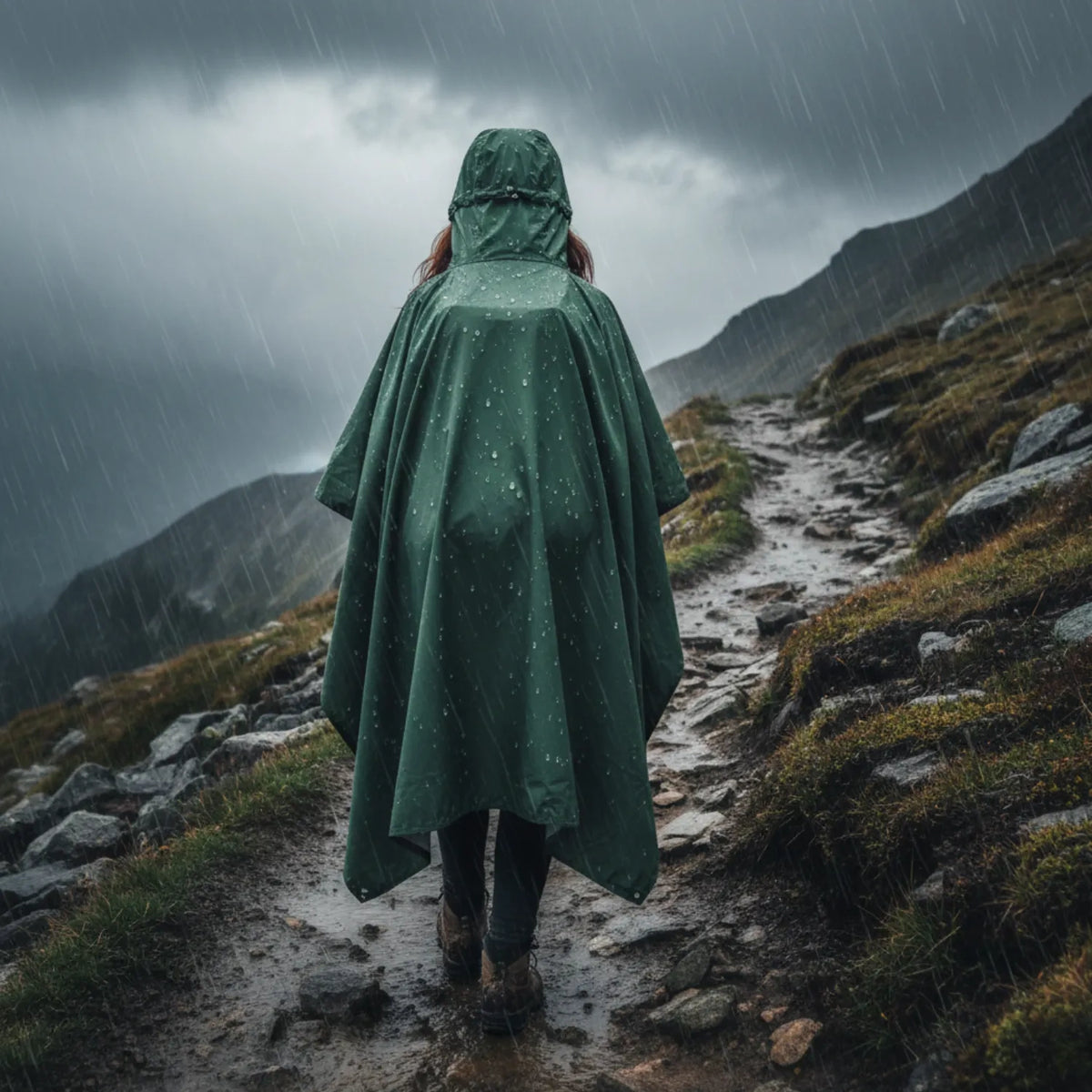 Veste Longue Imperméable De Randonnée