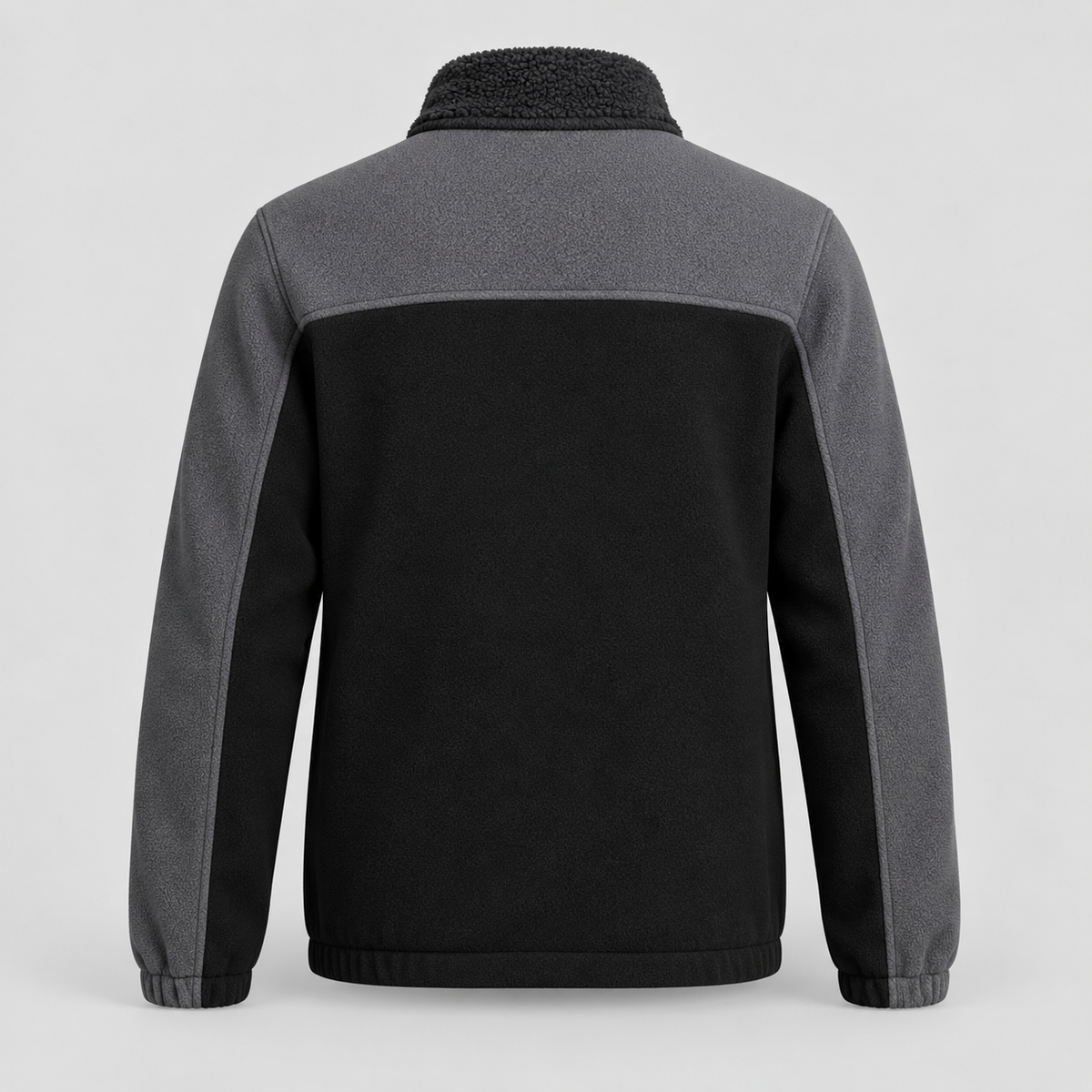 Veste polaire randonnée noire – vue arrière
