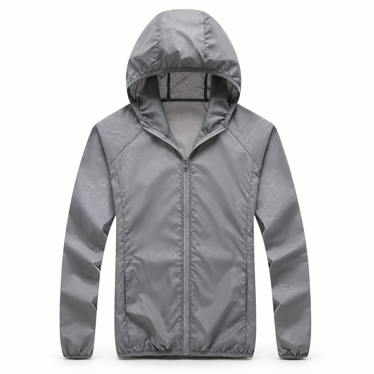 Veste randonnée gris argenté – vue de face