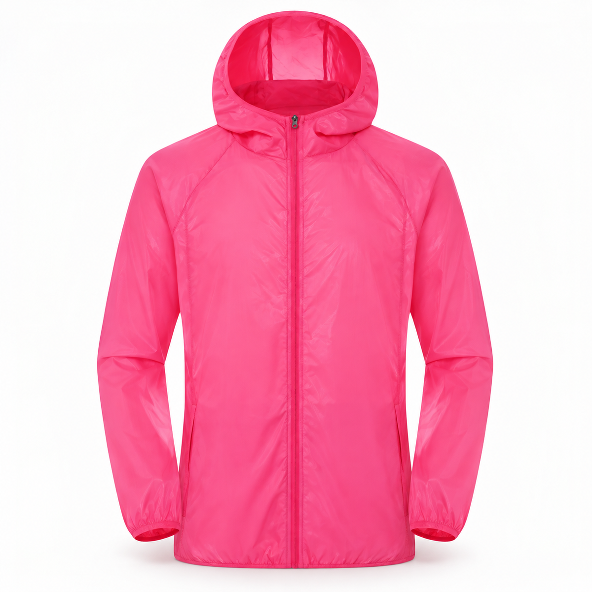 Veste randonnée rose fluo – vue de face