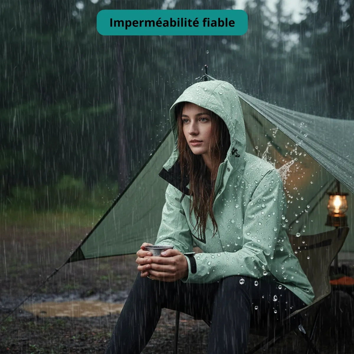 Veste Randonnée Femme Doublee Polaire