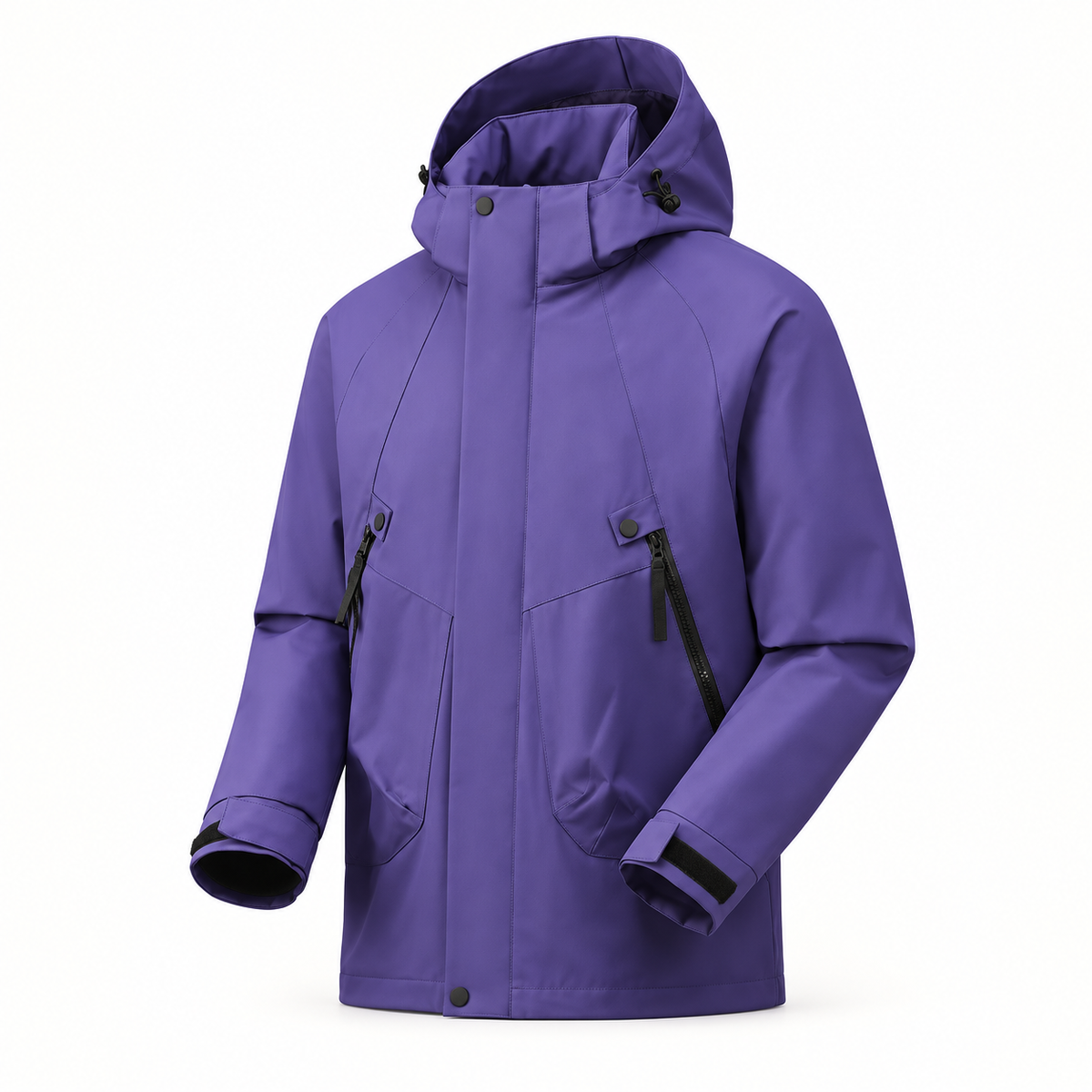 Veste randonnée fluo violette – vue de face