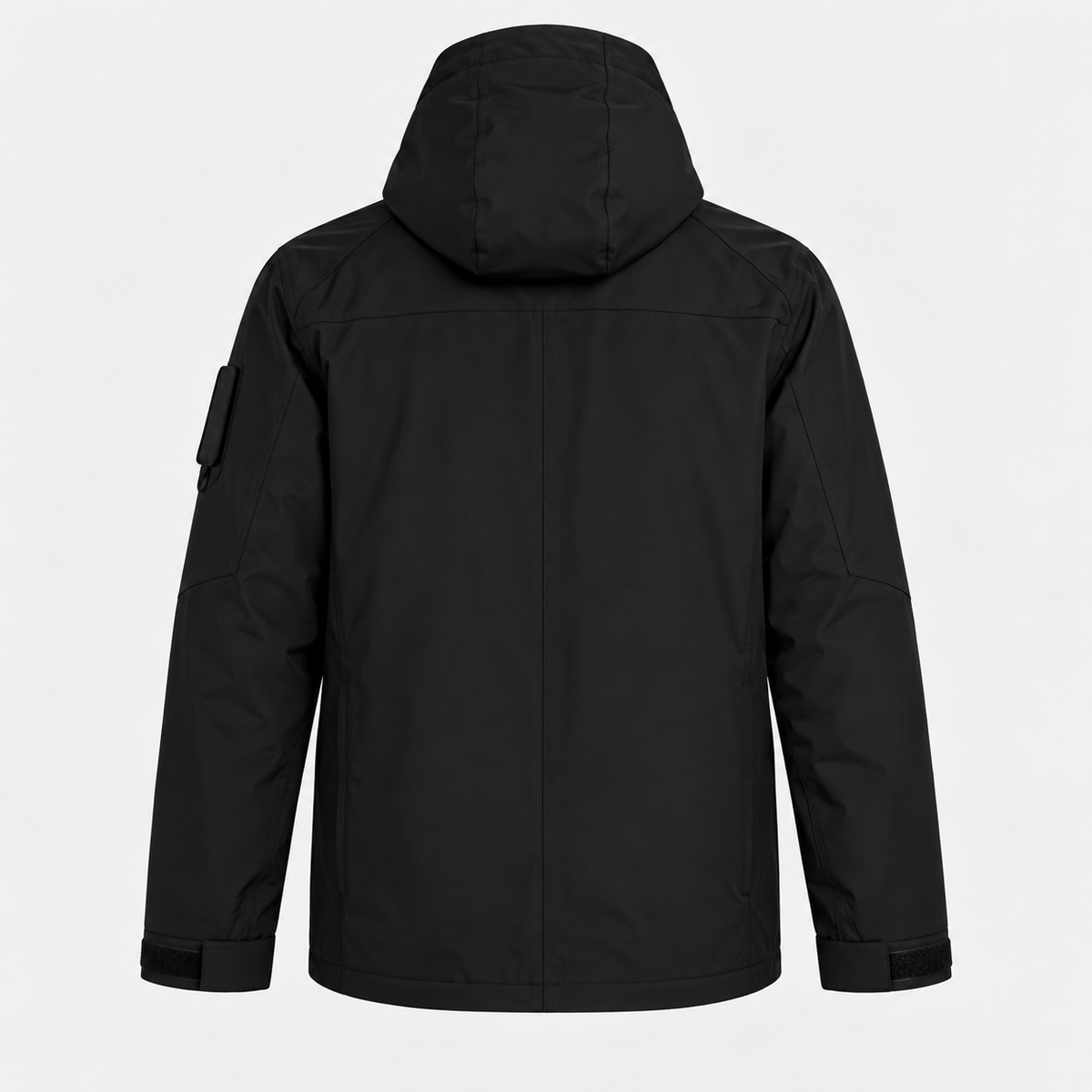Veste randonnée homme grande taille noire – vue de dos