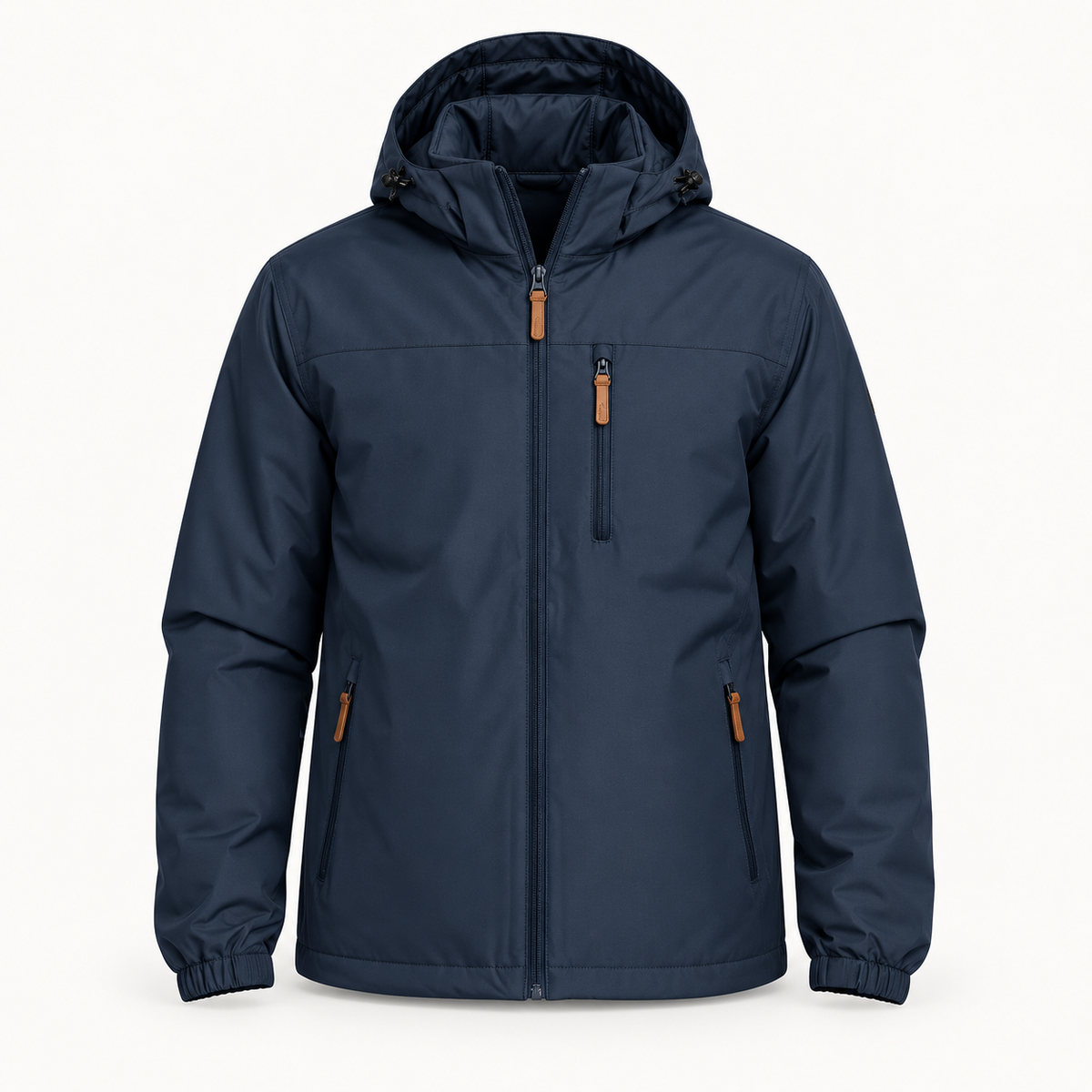 Veste randonnée softshell homme bleu nuit – vue de face