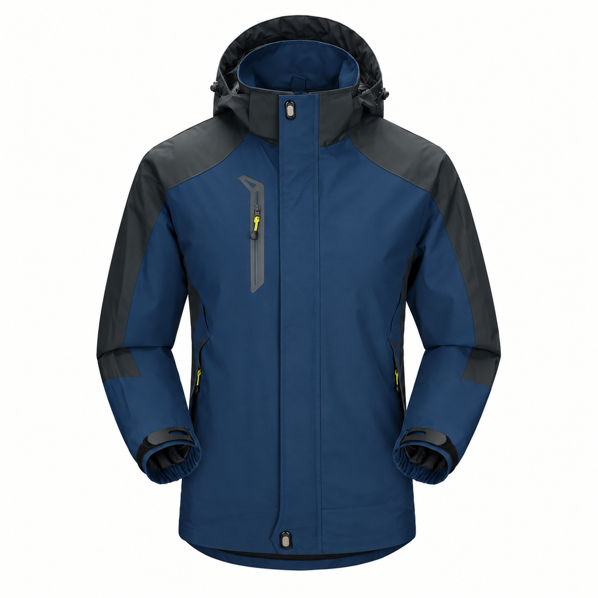 Veste pour randonnée raquette bleu marine – vue de face