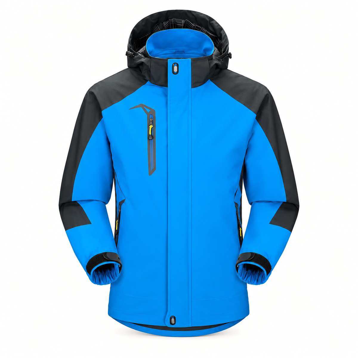 Veste pour randonnée raquette bleue – vue de face